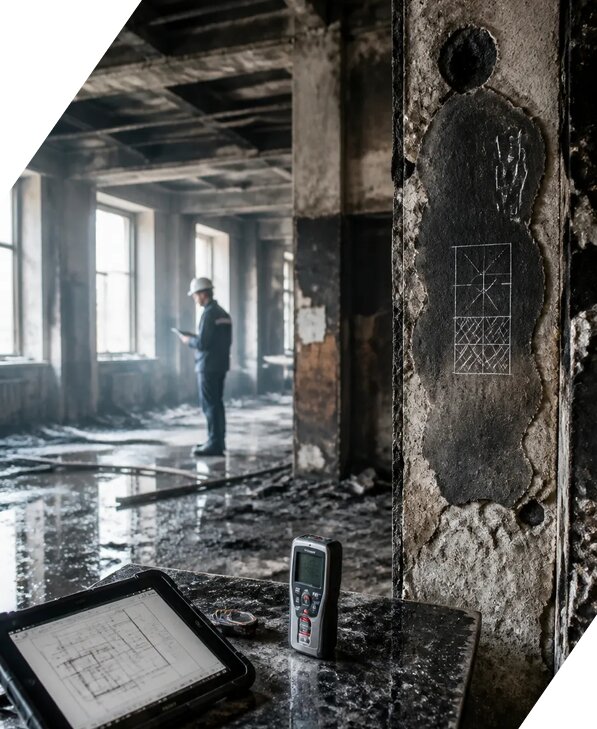 Обследование зданий после пожара в Великих Луке от 15506 р. | ЭкспертизаРоссия