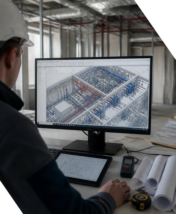 Создание BIM модели инженерных сетей для объектов в Великих Луке